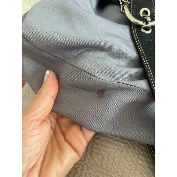 Coach Womens Tote Bag Black Adjustable Straps Leather Hardware 3 Compartments - Picture 14 of 16